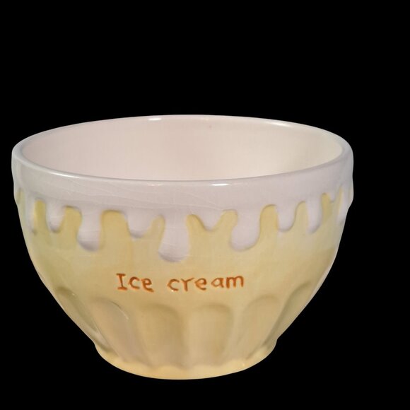 Vintage Ceramic Ice Cream Bowls Set of 4 Made Exclusively for JM Smuckers Co - Picture 3 of 13